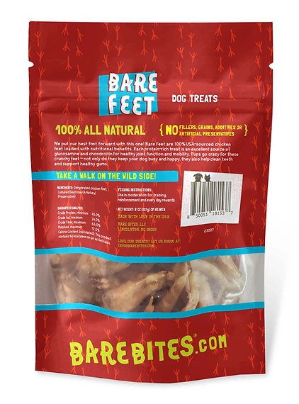 Dehydrated Chicken Feet - 30pk