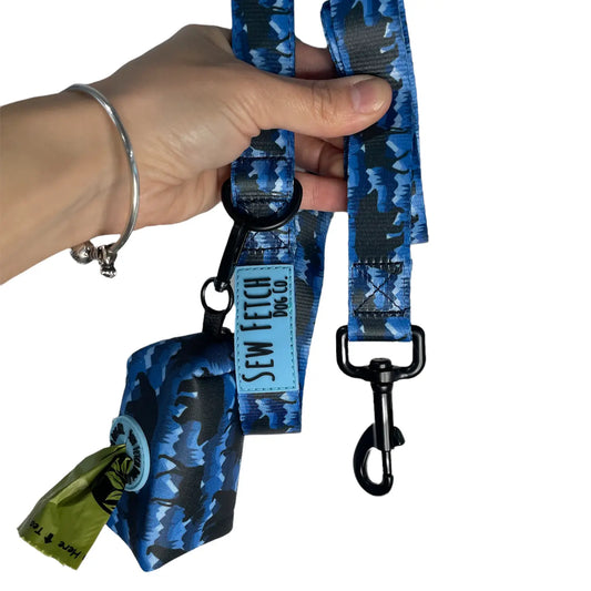 1” x 5ft  Ribbon Dog Leash - Moose And Bears