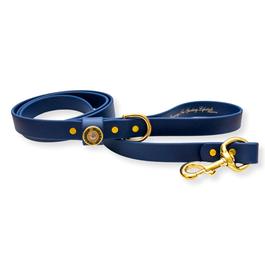 1" x 5ft Mudproof Dog Leash - Navy Blue