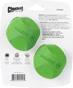 Chuck-It Dog Fetch Toy - Erratic Ball - Medium 2 pack Thumbnail