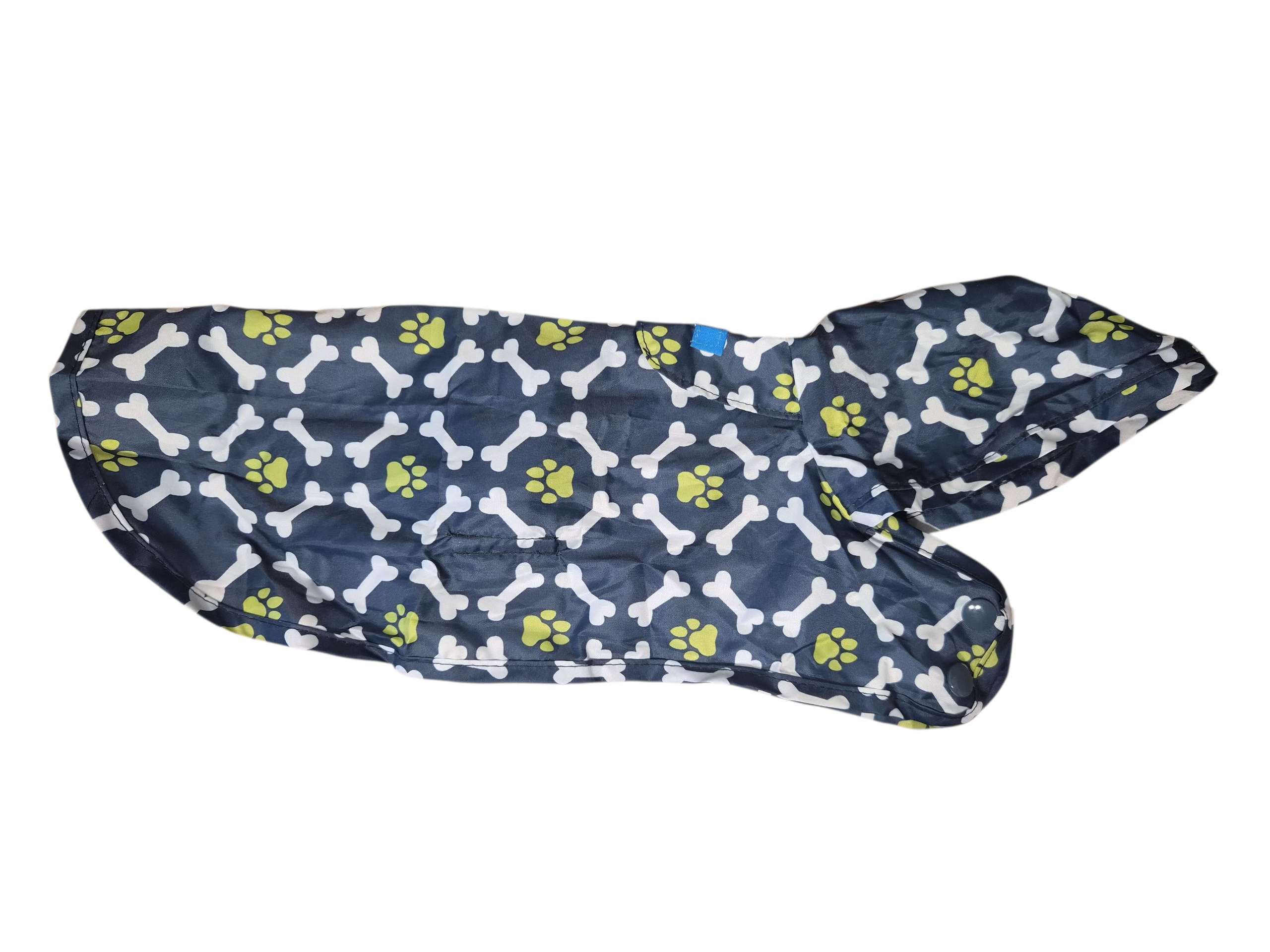 Dog Poncho - Dog Bones and Pawprints