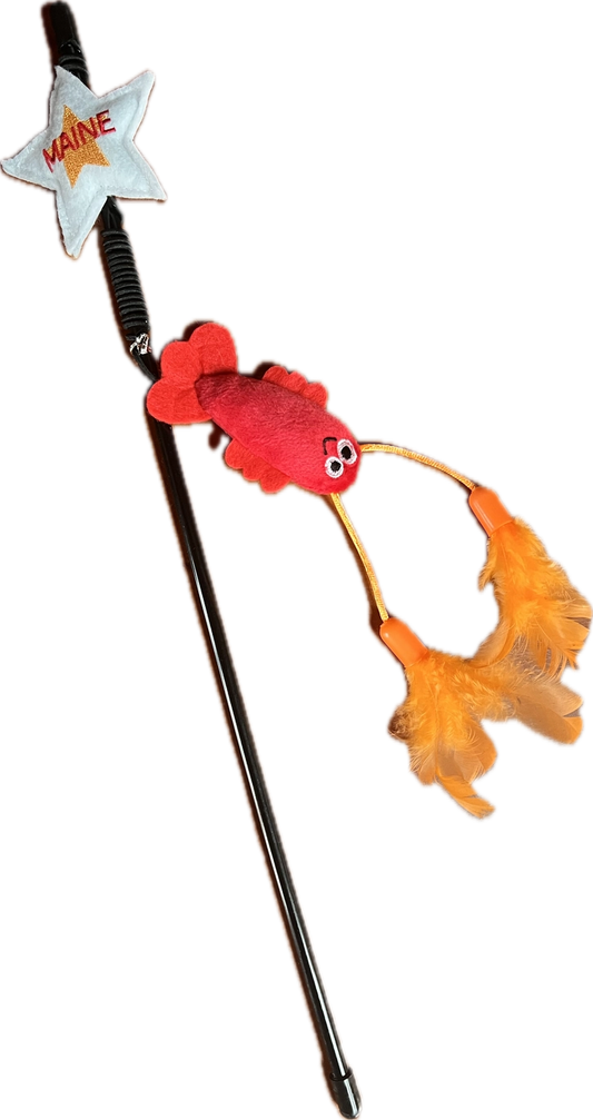 Cat Teaser Wand - Lobster