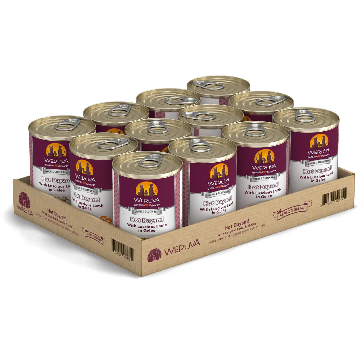 Weruva Wet Dog Food - Hot Dayam Lamb - 14oz