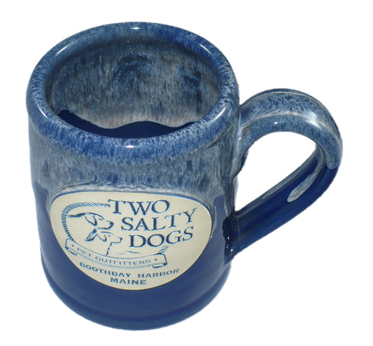 Two Salty Dogs Rancher Mug - Marbled Navy Blue