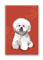 Magnet – Bichon Frise Smiling Thumbnail