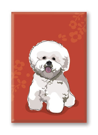 Magnet – Bichon Frise Smiling
