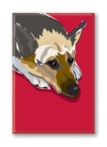 Magnet – German Shephard (3 Magnets) Thumbnail