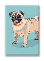 Magnet – Pug (5 Magnets) Thumbnail