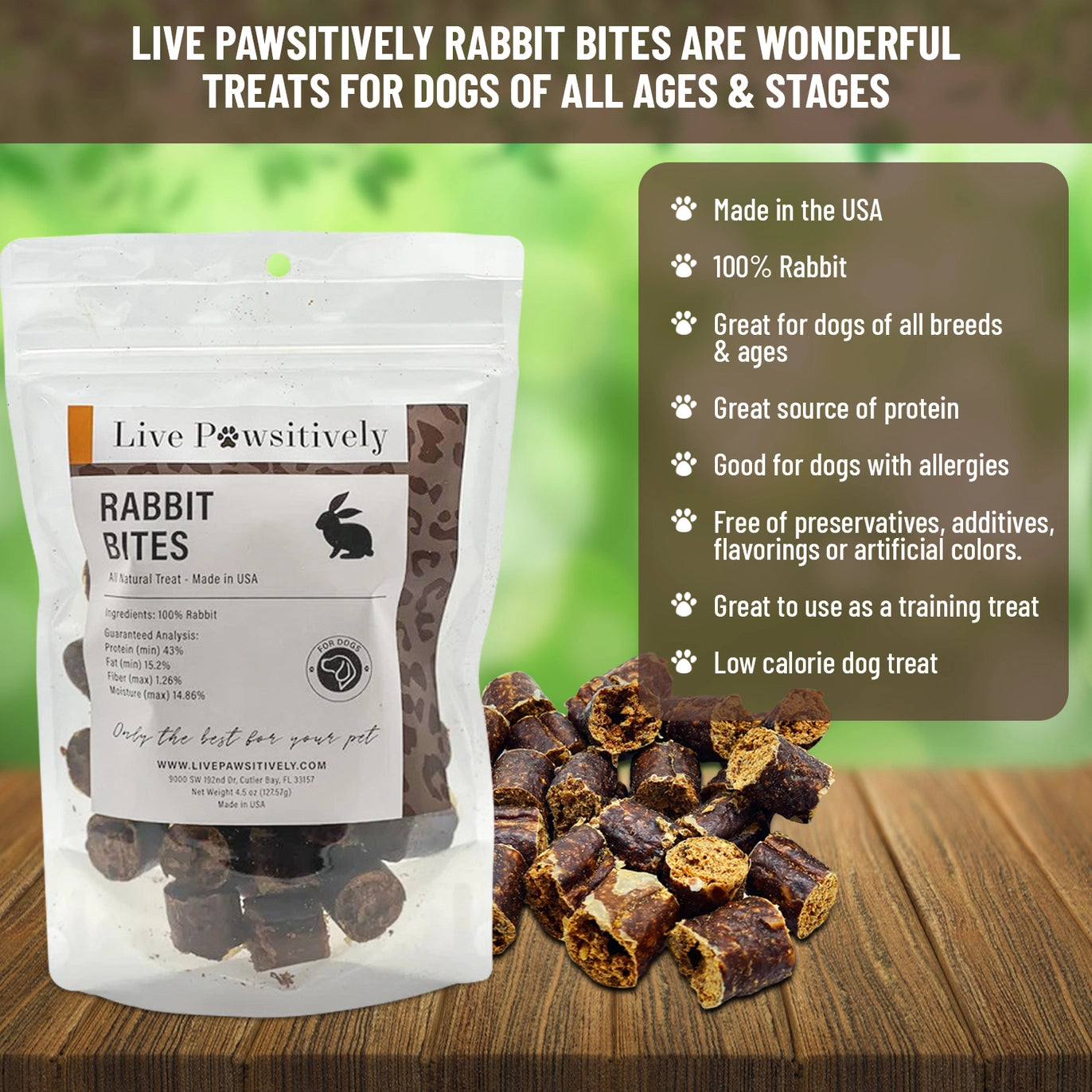 Rabbit Bites - 4.5oz