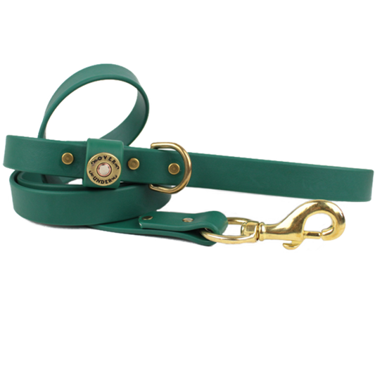 1" x 5ft Mudproof Dog Leash - Dark Green