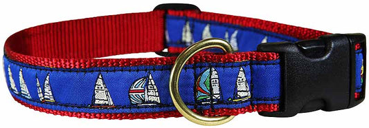 1” Ribbon Dog Collar – Rounding the Mark