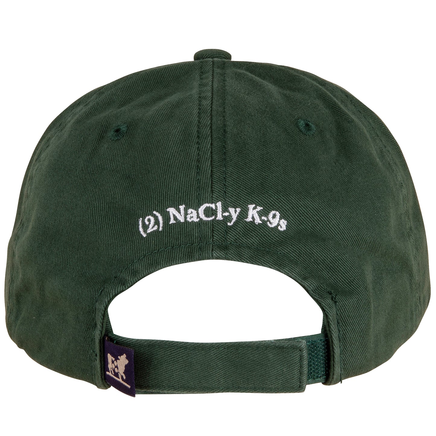 Green Baseball Hat, Back, Nerd Style