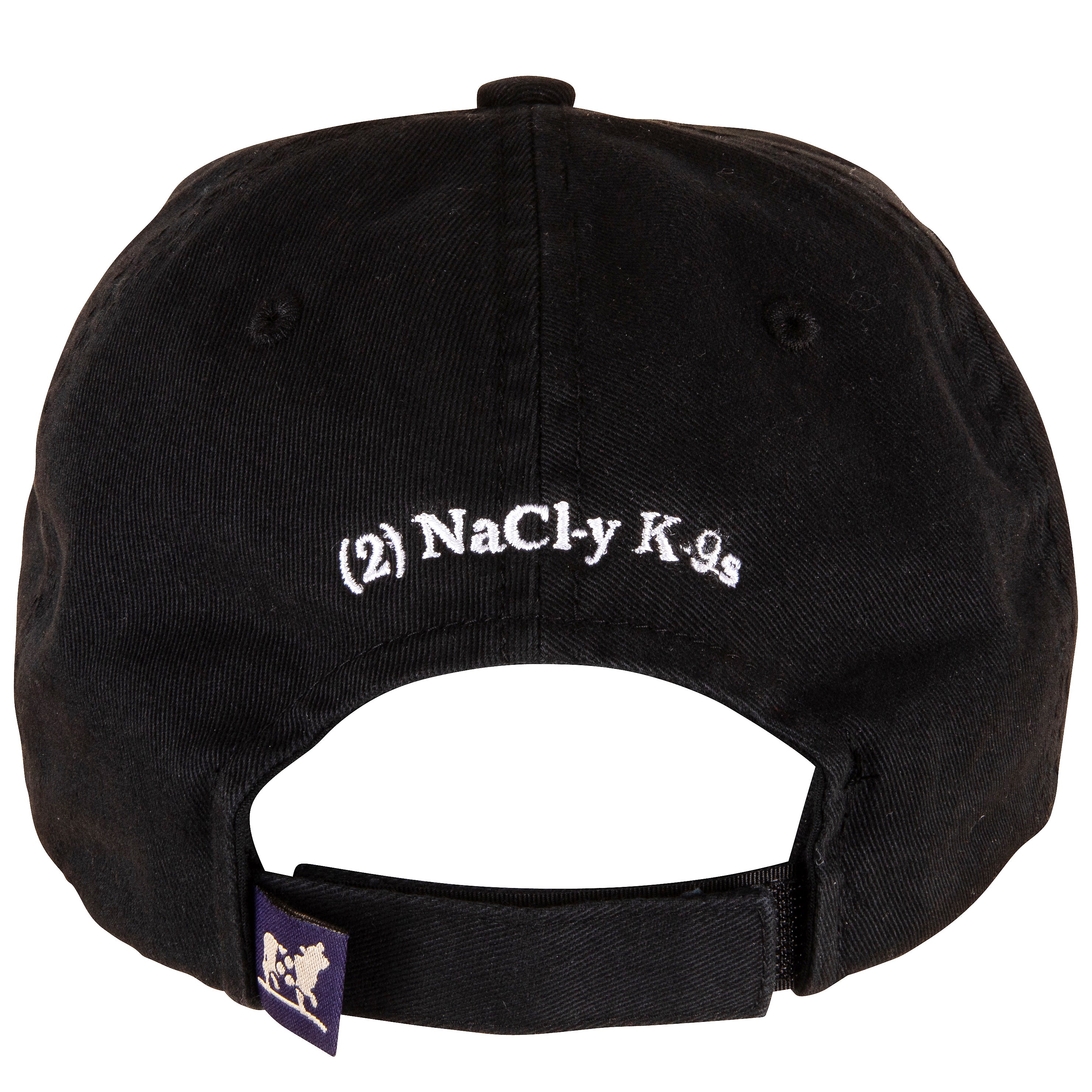 Black Baseball Hat, Back, Nerd Style