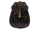 Dog Clock – Solid Black Thumbnail