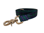 1” x 5ft  Ribbon Dog Leash – Black Watch Tartan Thumbnail