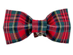 Dog Bow Tie - Red Tartan Thumbnail