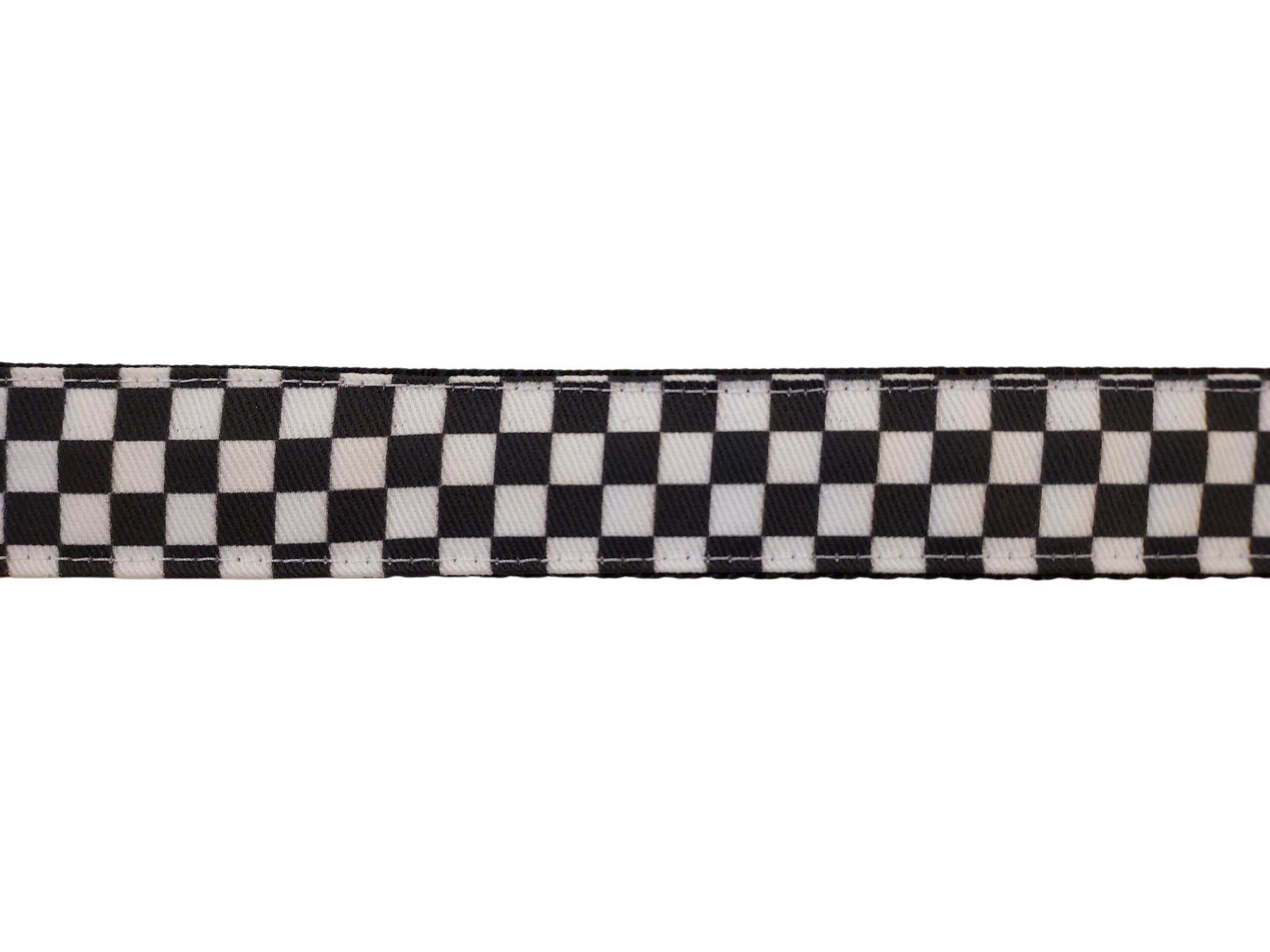 Ribbon Dog Collar – Checkerboard