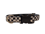 Ribbon Dog Collar – Checkerboard Thumbnail
