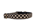 Ribbon Dog Collar – Checkerboard Thumbnail
