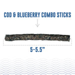 Cod & Blueberry Combo Sticks - 6 Sticks - 2oz Thumbnail