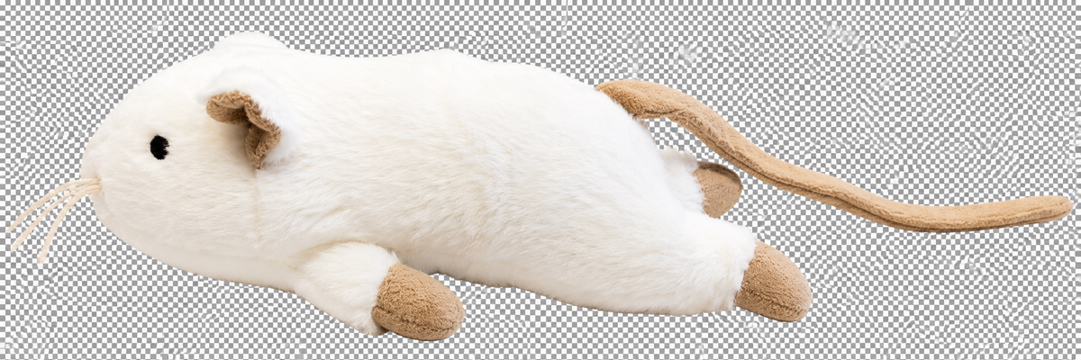 Cat Toy – Catnip - Crinkle - Big Mouse Bertha - 3 Colors