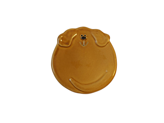 Dog Dish – SM – Solid Light Brown