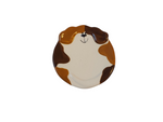 Dog Dish – SM – Spotted Tan & Brown Thumbnail