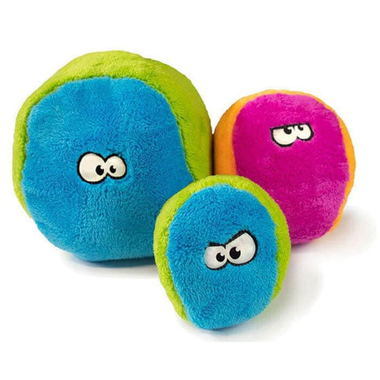 Dura Plush Toy - FuzzBall Blue/Green - Large