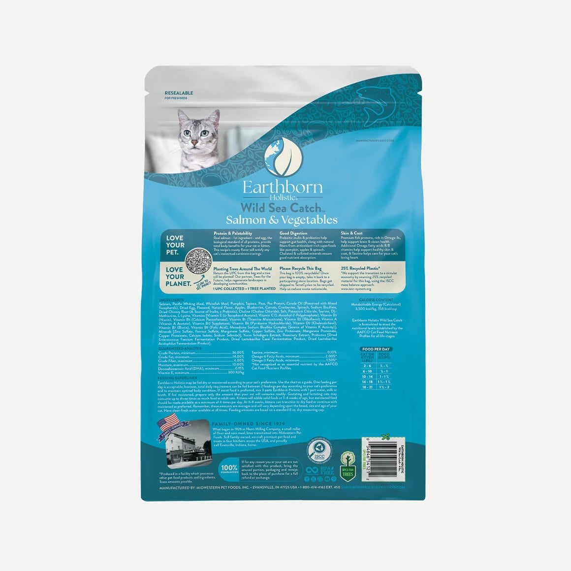 Earthborn Dry Cat Food - Wild Sea Catch