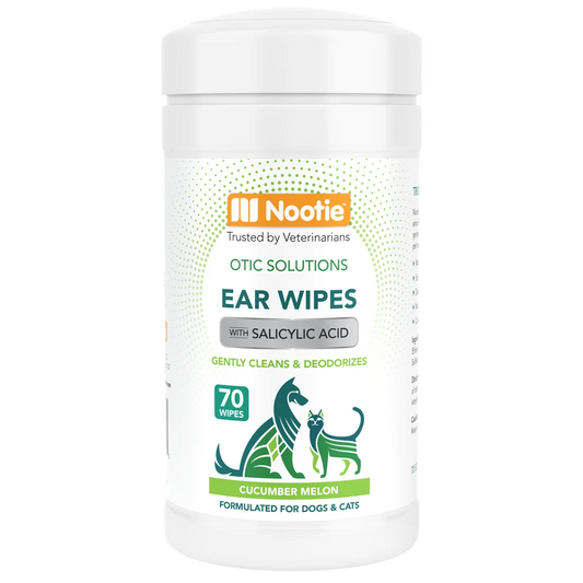 Nootie - Ear Wipes - Dogs & Cats - 3 Scents - 70ea - Made in USA