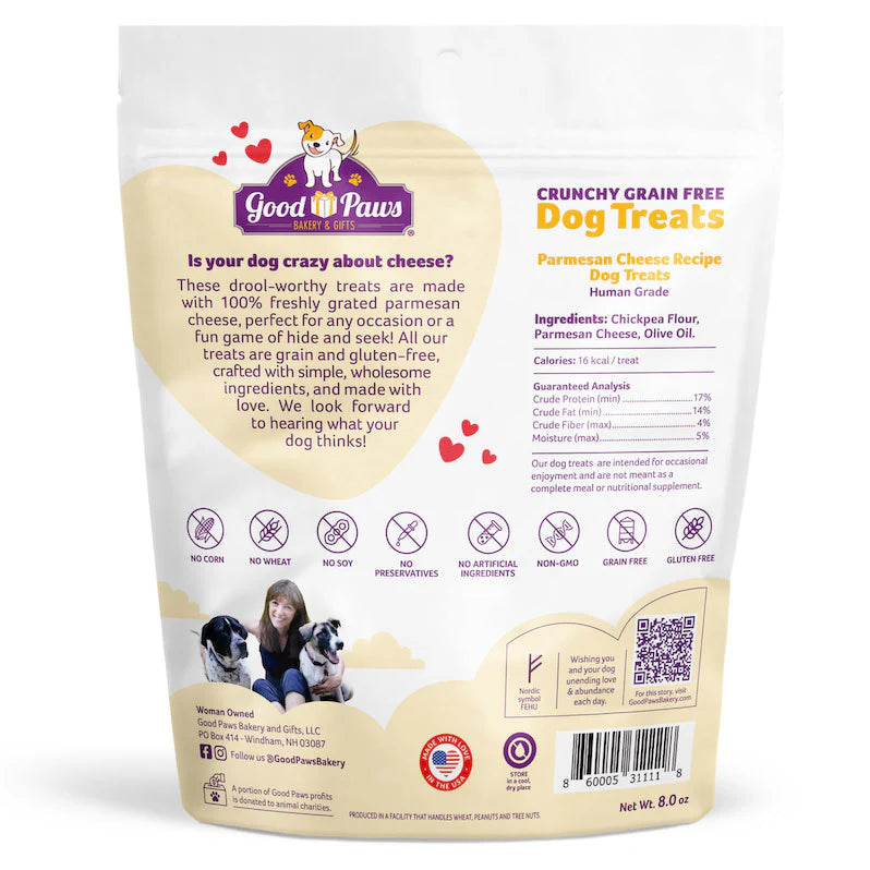Limited Ingredient Treats - Parmesan Cheese
