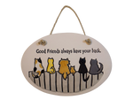 Ceramic Plaque - Good Friends Always... Thumbnail