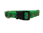 Ribbon Dog Collar – Green Buoys Thumbnail