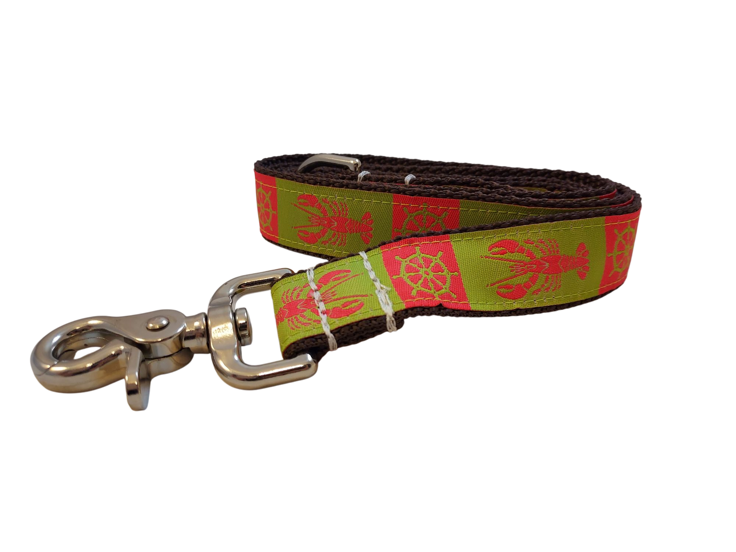 1” x 5ft  Ribbon Dog Leash – Lady Lobster