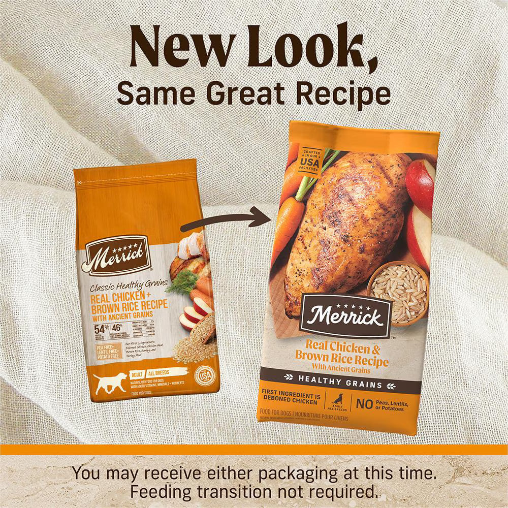 Merrick Dry Dog Food - Classic Chicken & Rice - 25lb