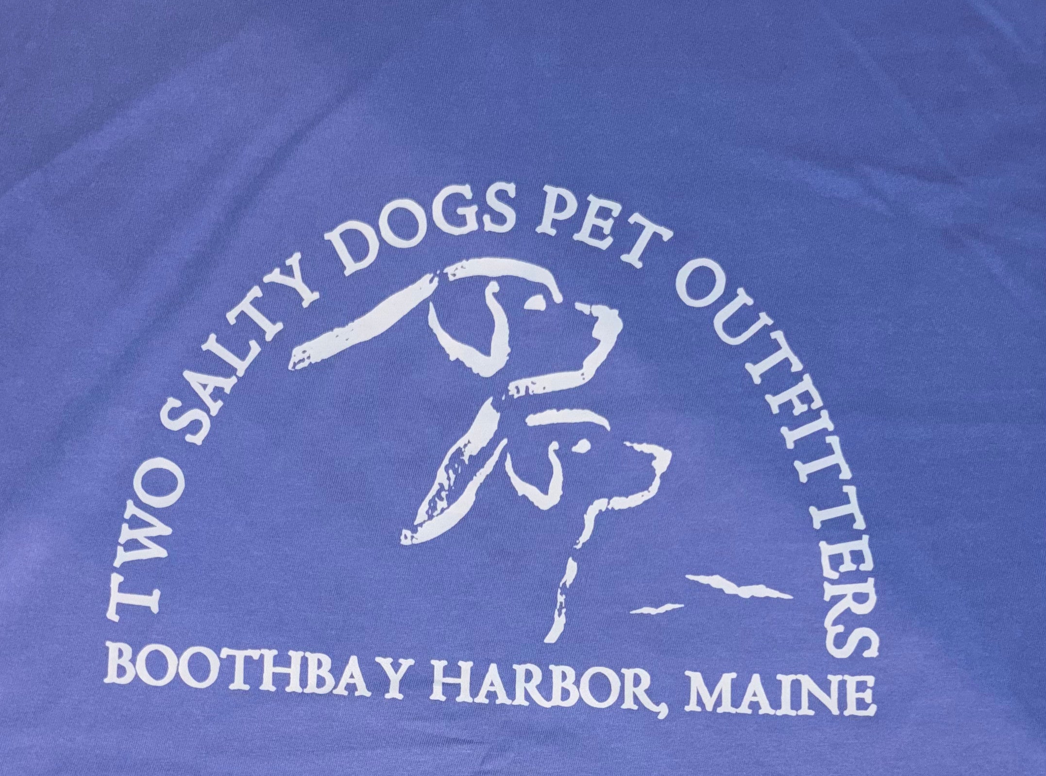 Short Sleeve T-Shirt - Two Salty Dogs Logo