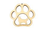 Paw Ornament - Golden Retriever Thumbnail