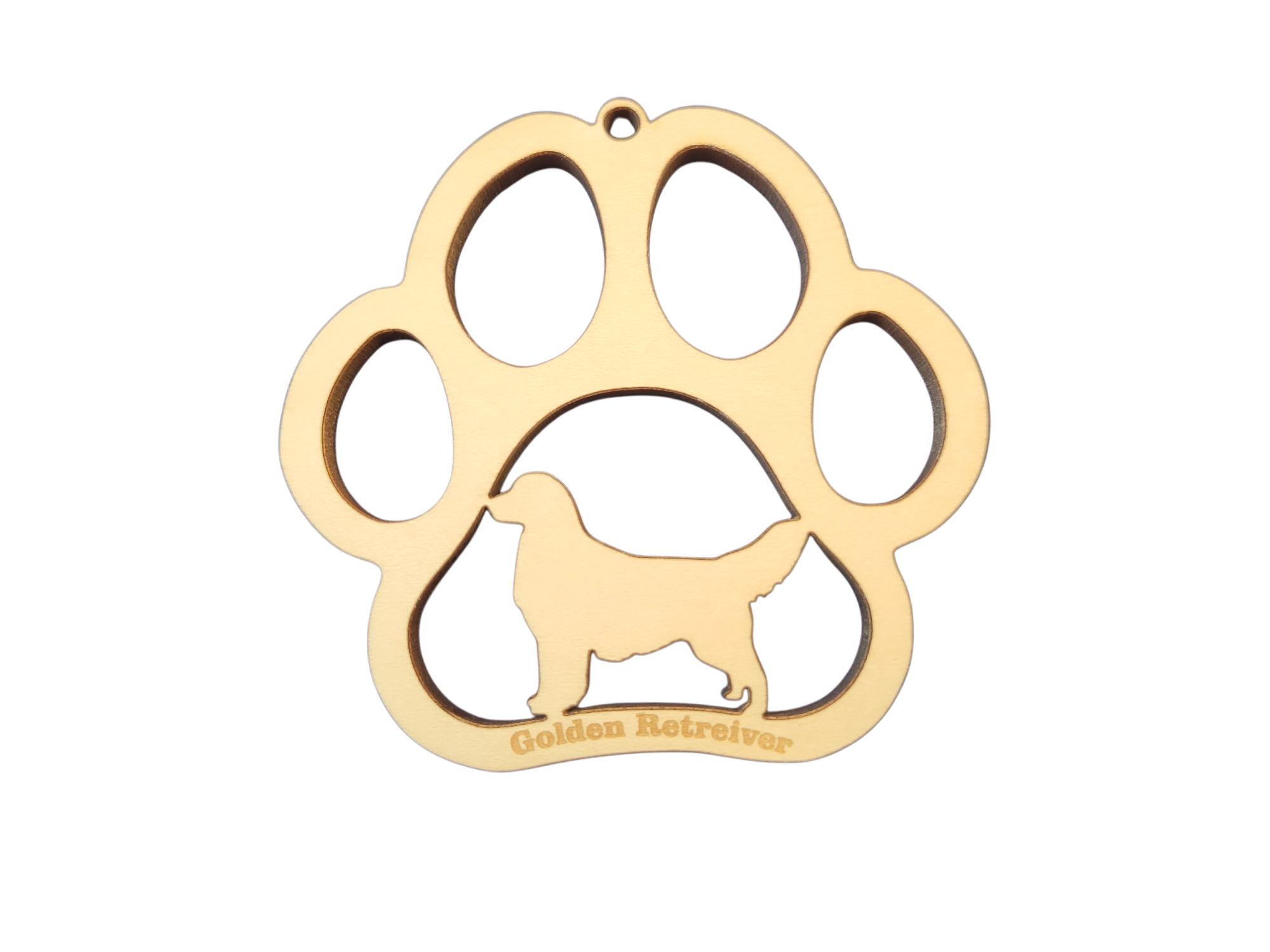 Paw Ornament - Golden Retriever
