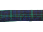 3/4” Ribbon Dog Collar – Black Watch Tartan Thumbnail