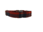 1” Ribbon Dog Collar – Scottish Tartan Thumbnail