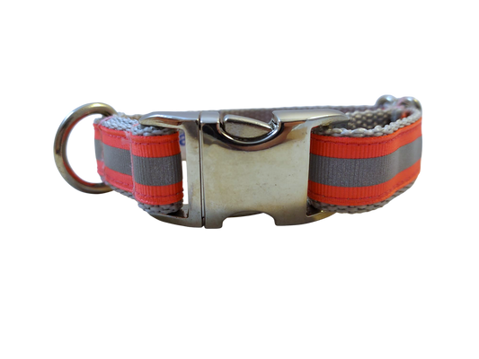 Hot Pink Reflective Dog Collar