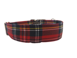 1.5” Ribbon Dog Collar – Scottish Tartan Thumbnail