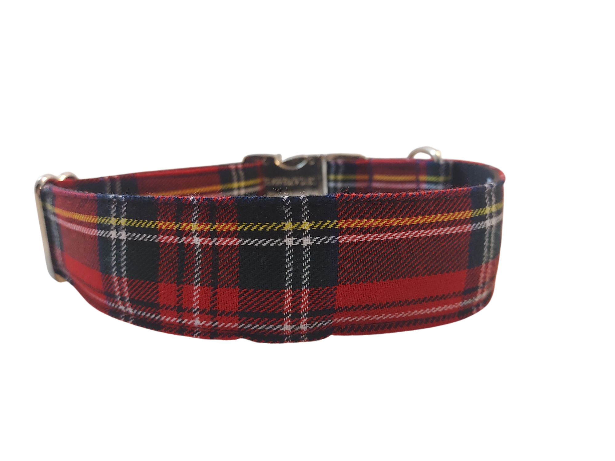1.5” Ribbon Dog Collar – Scottish Tartan