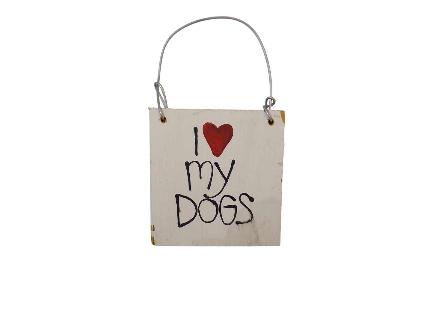 Wood Sign - I Love my Dogs