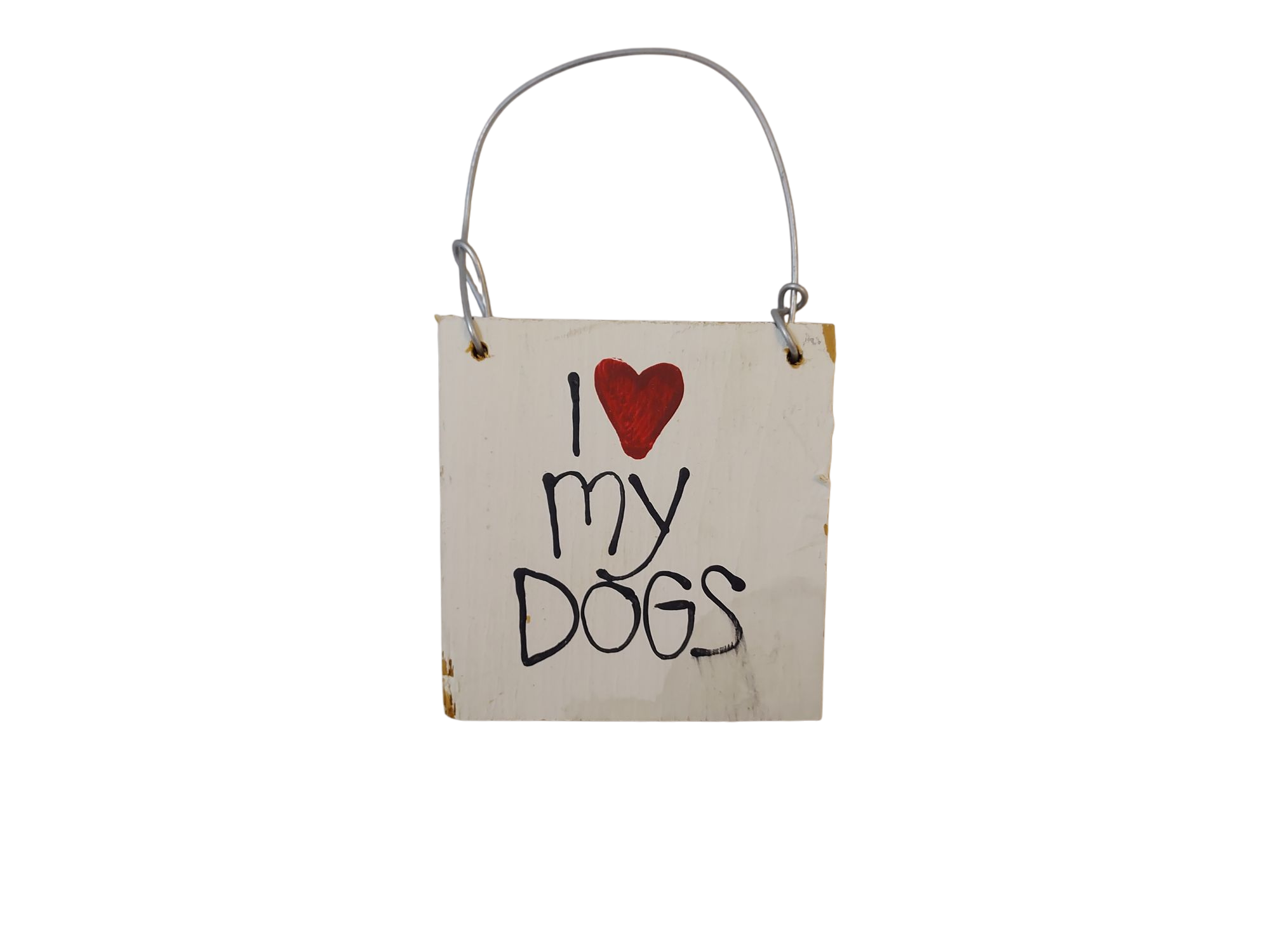 Wood Sign - I Love my Dogs
