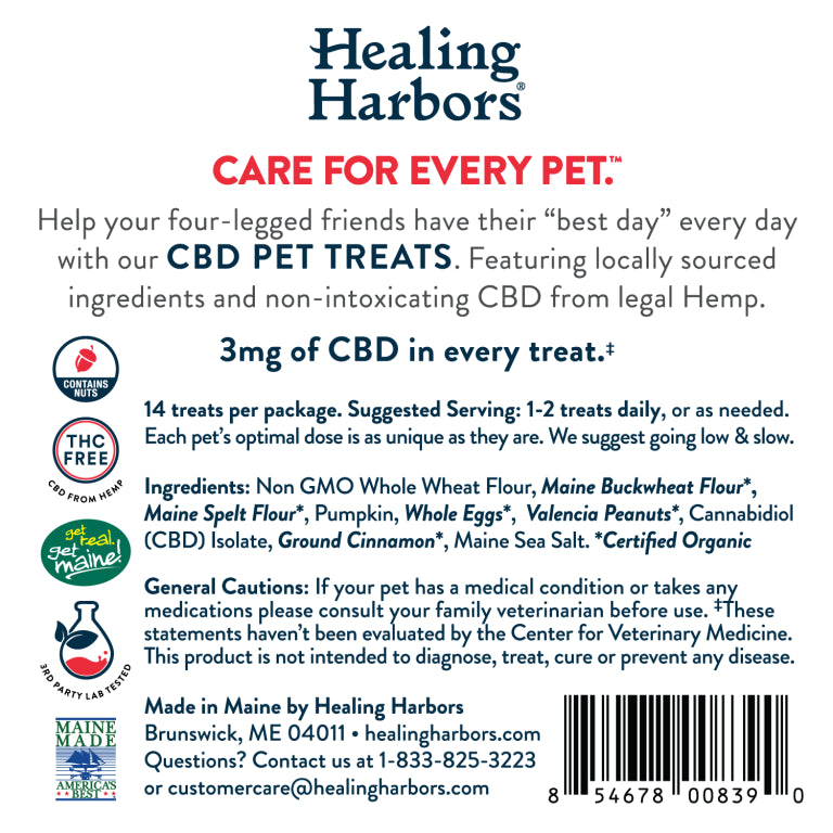 CBD Dog Biscuits - 3mg/Treat