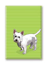 Magnet – Westie (3 Magnets) Thumbnail