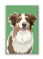Magnet – Aussie Shepherd (3 Magnets) Thumbnail