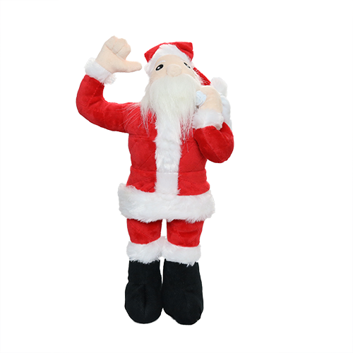 Stuffed Dog Toy - Santa