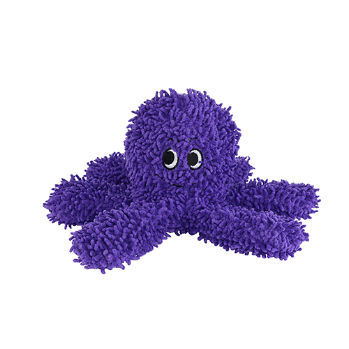 Stuffed Dog Toy - Tuffy - Squeaky - Microfiber Octopus - MD